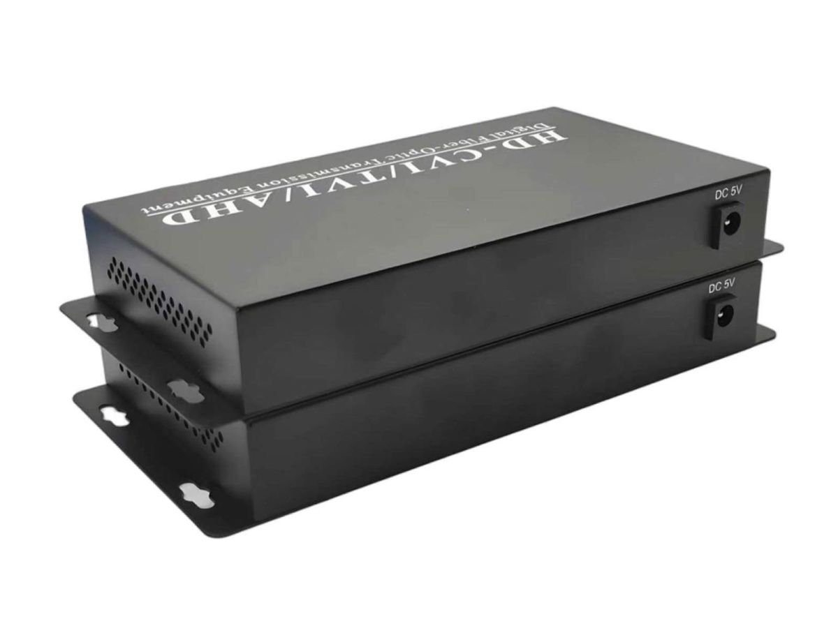 4 通道 HD-CVI／TVI／AHD 視訊光纖轉換器